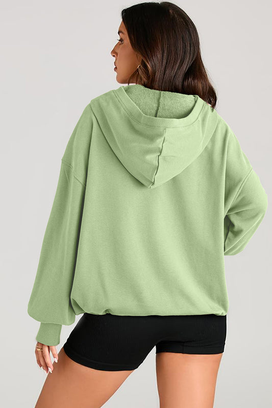 Bold Sass Half Zip Hooded Sweatshirt