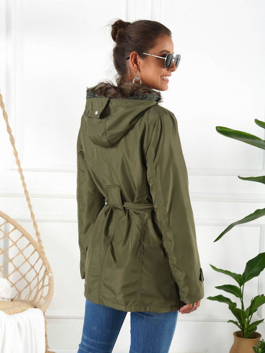 Three-Way Wear Hooded Jacket with Detachable Liner