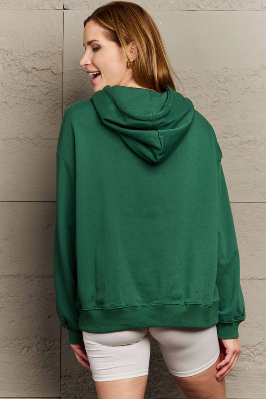 Everyday Oversized Basic Hooded Sweatshirt